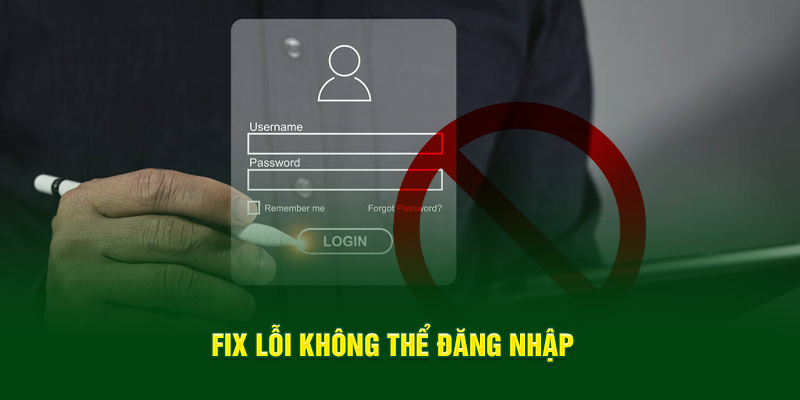 Fix lỗi không thể đăng nhập 