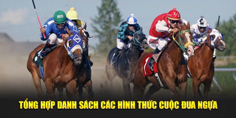 Tổng hợp danh sách các hình thức cuộc đua ngựa